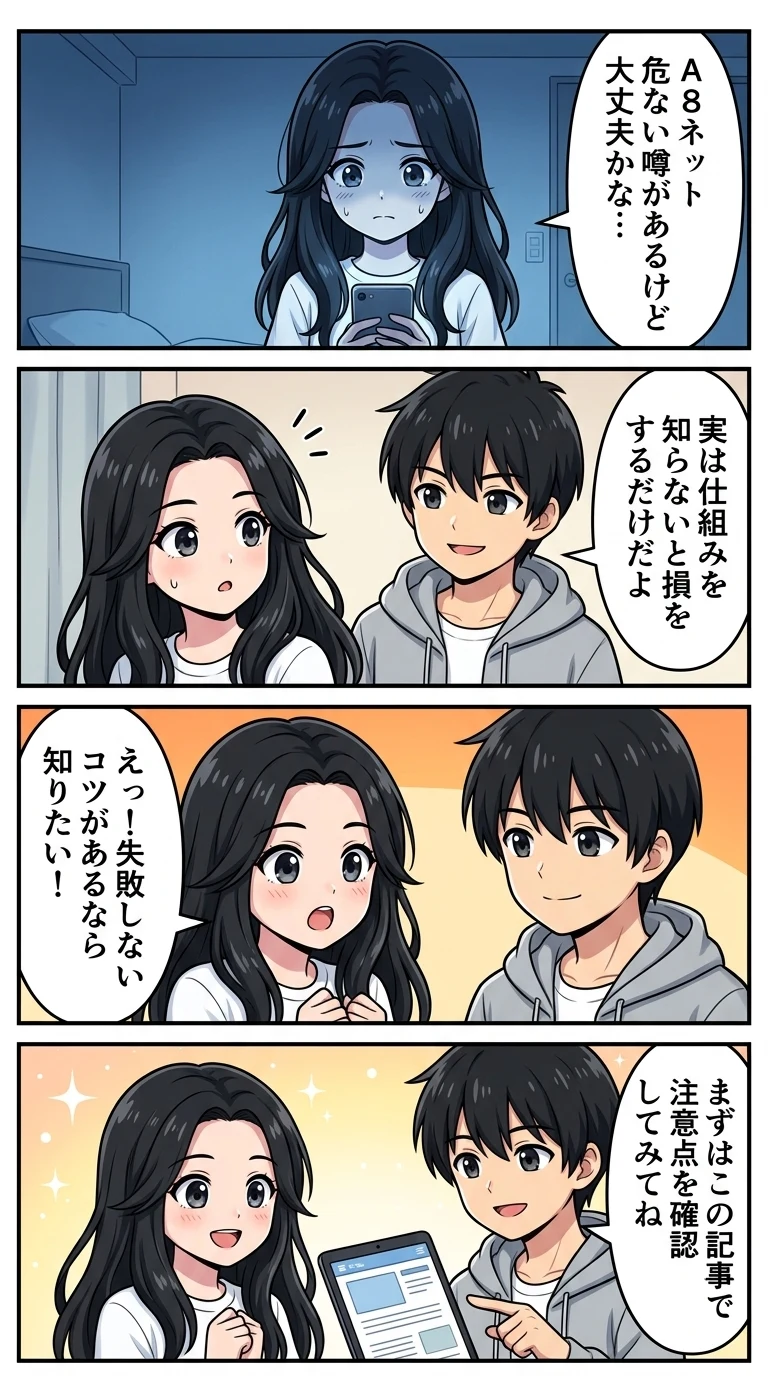 A8ネット 危険性