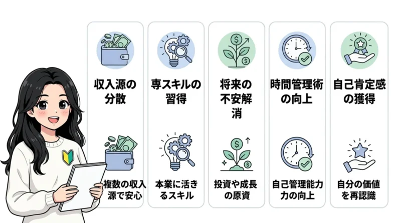 副業を開始する5つのメリット