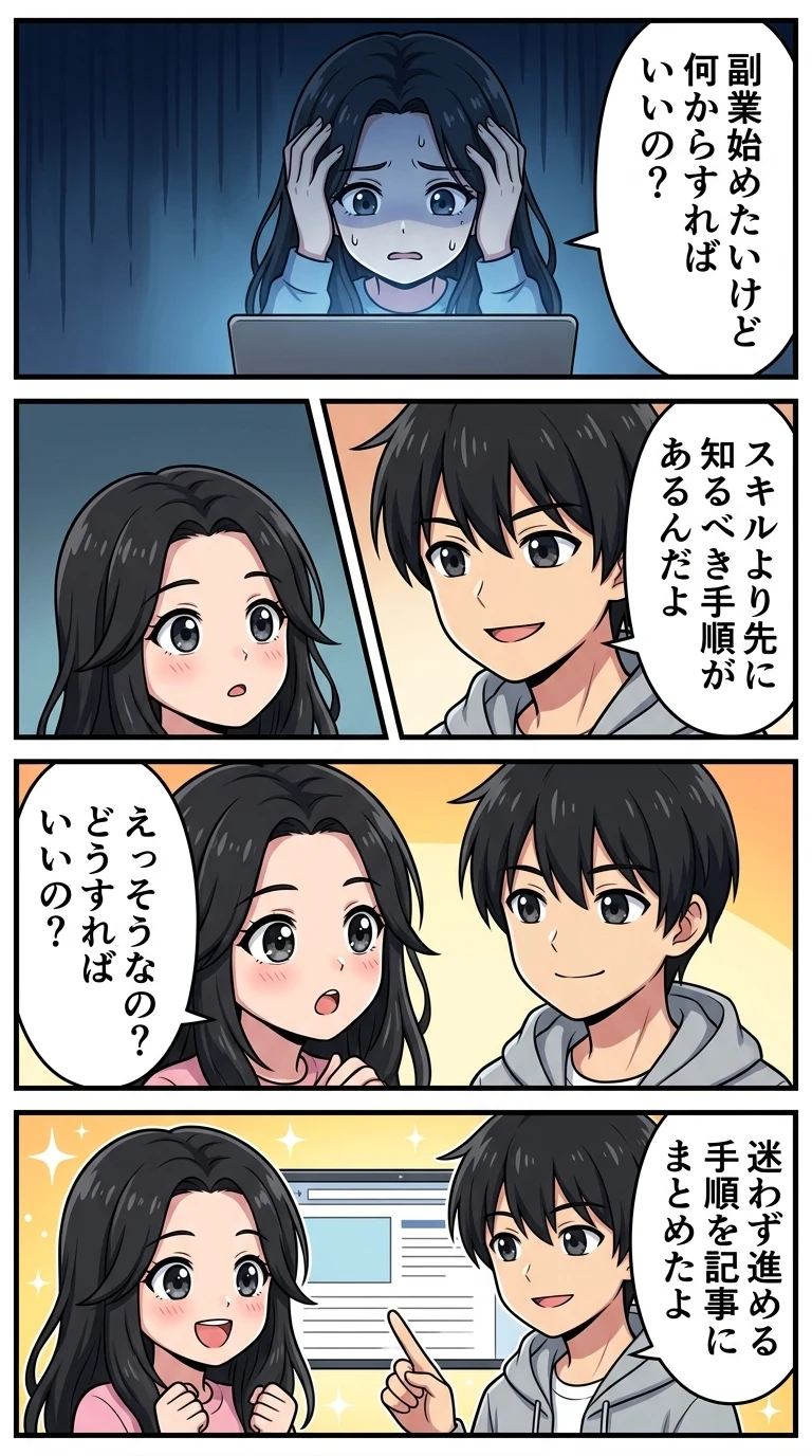 副業 初心者 ロードマップ