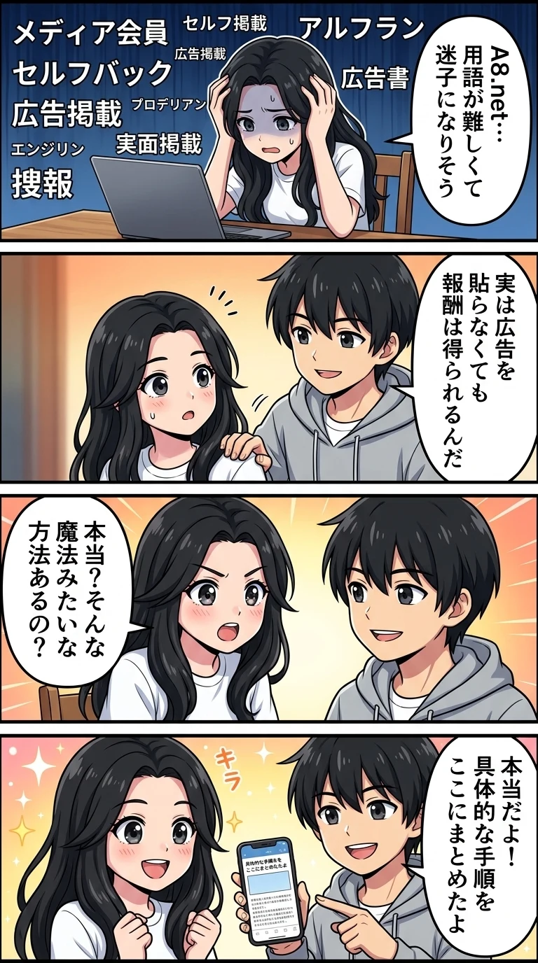 A8.net 使い方