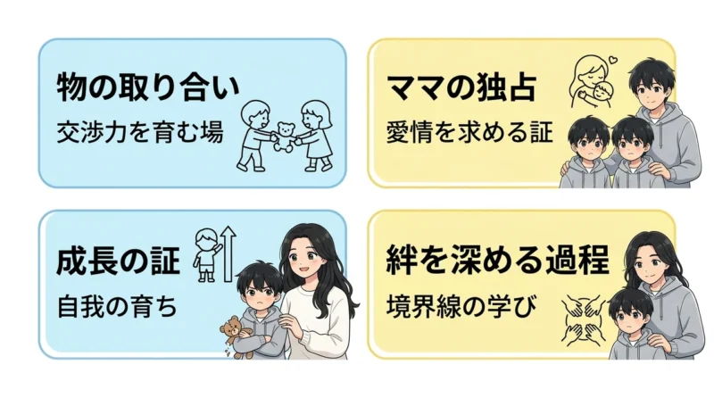 双子のケンカが毎日続く原因と接し方の基本