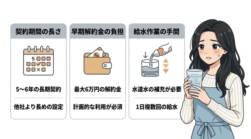 Loccaの契約前に知るべき3つのデメリット