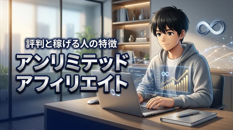アンリミテッドアフィリエイトは稼げる？評判や内容から実践すべき人を教えます