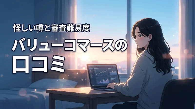 バリューコマースの口コミは怪しい？審査の難易度や評判を現役利用者が正直に告白