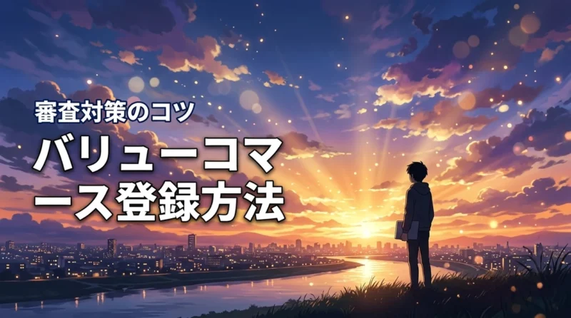Yahoo!ショッピングで稼ぐ！バリューコマースの登録方法と審査対策のコツ（記事のアイキャッチ画像）