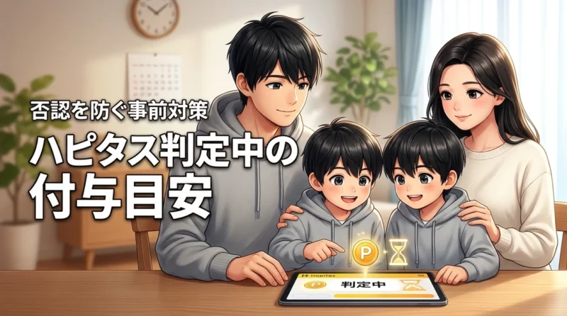 【必見】ハピタスの判定中はいつ付与される？目安期間と否認を防ぐ事前対策