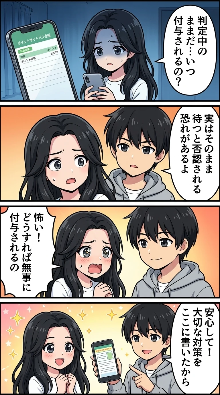 ハピタス 判定中 いつ