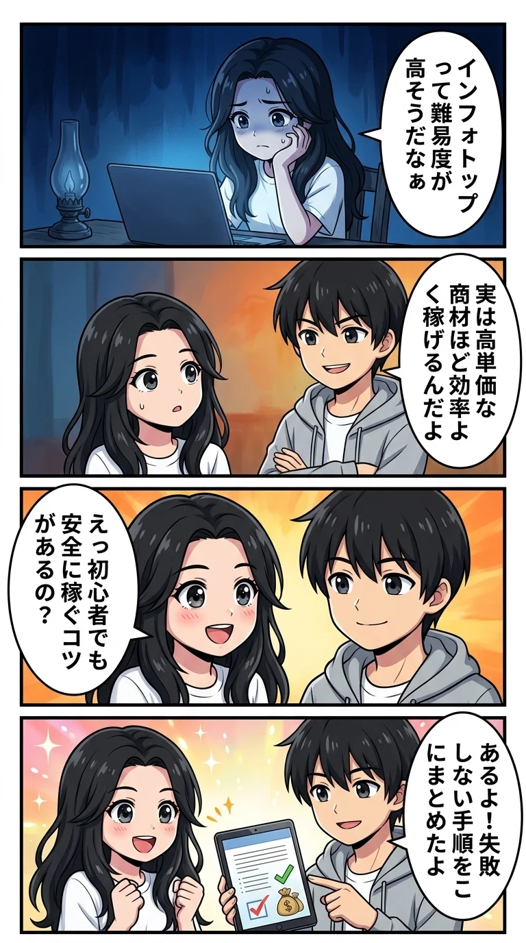 インフォトップ アフィリエイト やり方